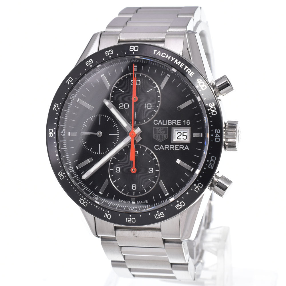 TAG HEUER Carrera Caliber 16 CV201AK Chronograph Date black Dial Automatic Men's
 Watch K#150352