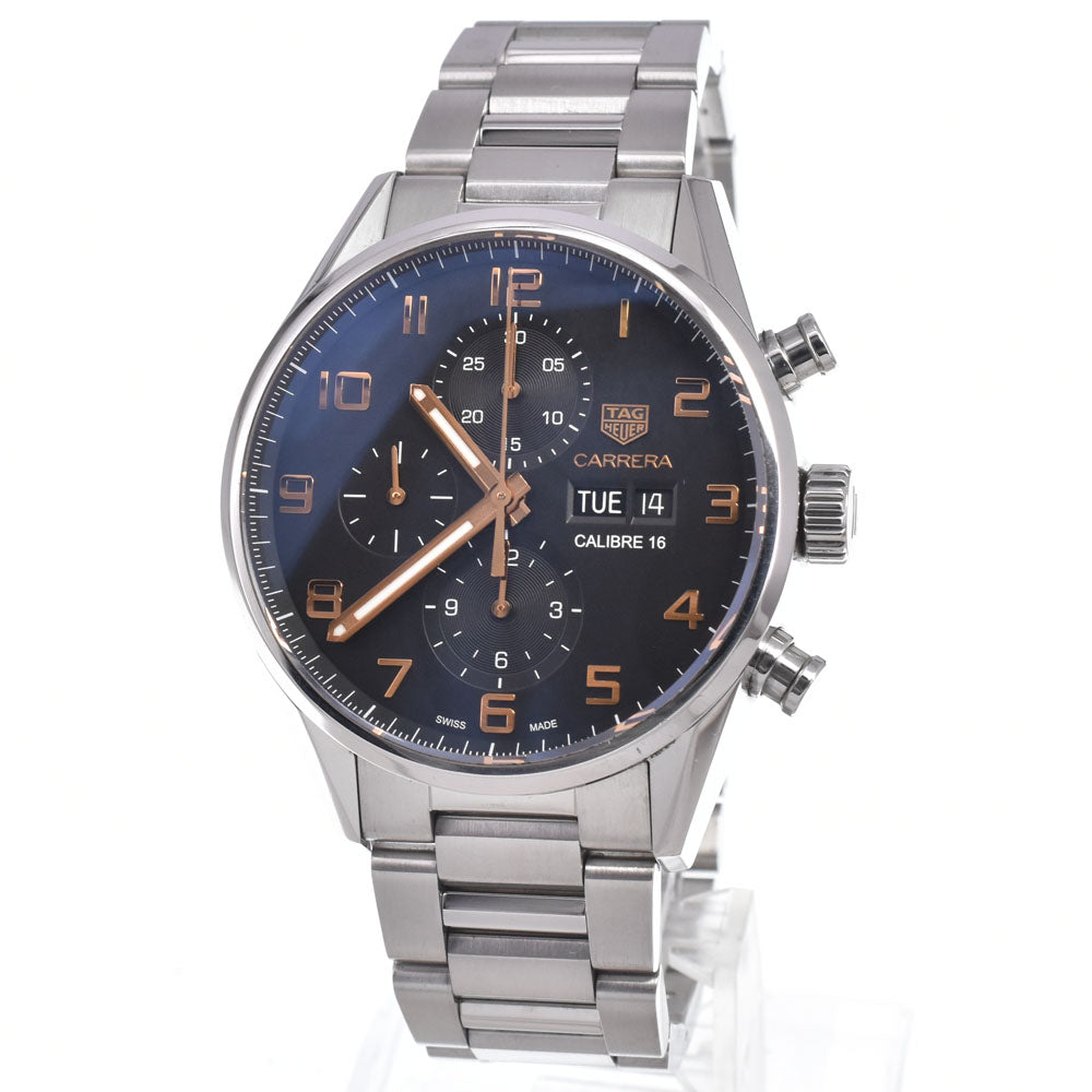 TAG HEUER Carrera Caliber 16 CV2A1AB.BA0738 Chronograph day date black Dial Automatic Men's
 Watch K#150353