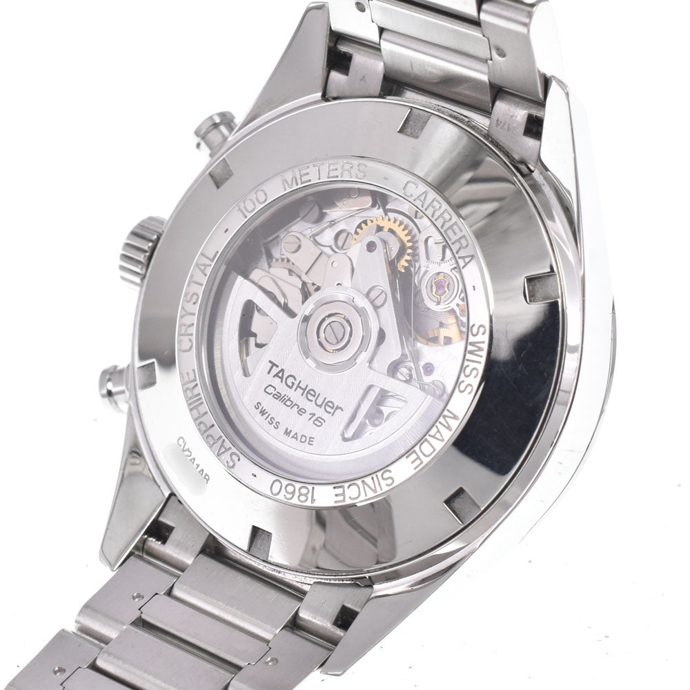 TAG HEUER Carrera Caliber 16 CV2A1AB.BA0738 Chronograph day date black Dial Automatic Men's
 Watch K#150353