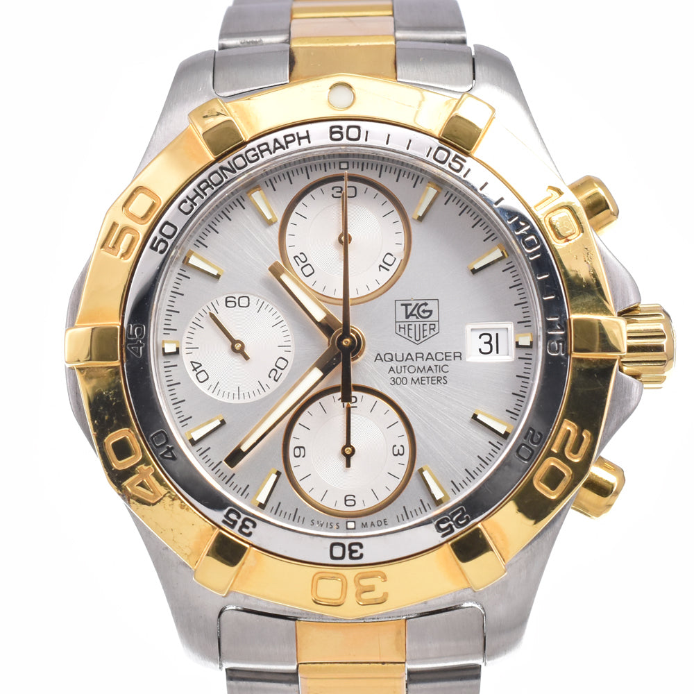 TAG HEUER Aqua racer CAF2120 Chronograph gray Dial Automatic Men's
 Watch J#150361