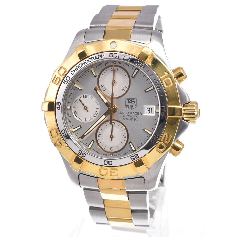 TAG HEUER Aqua racer CAF2120 Chronograph gray Dial Automatic Men's
 Watch J#150361