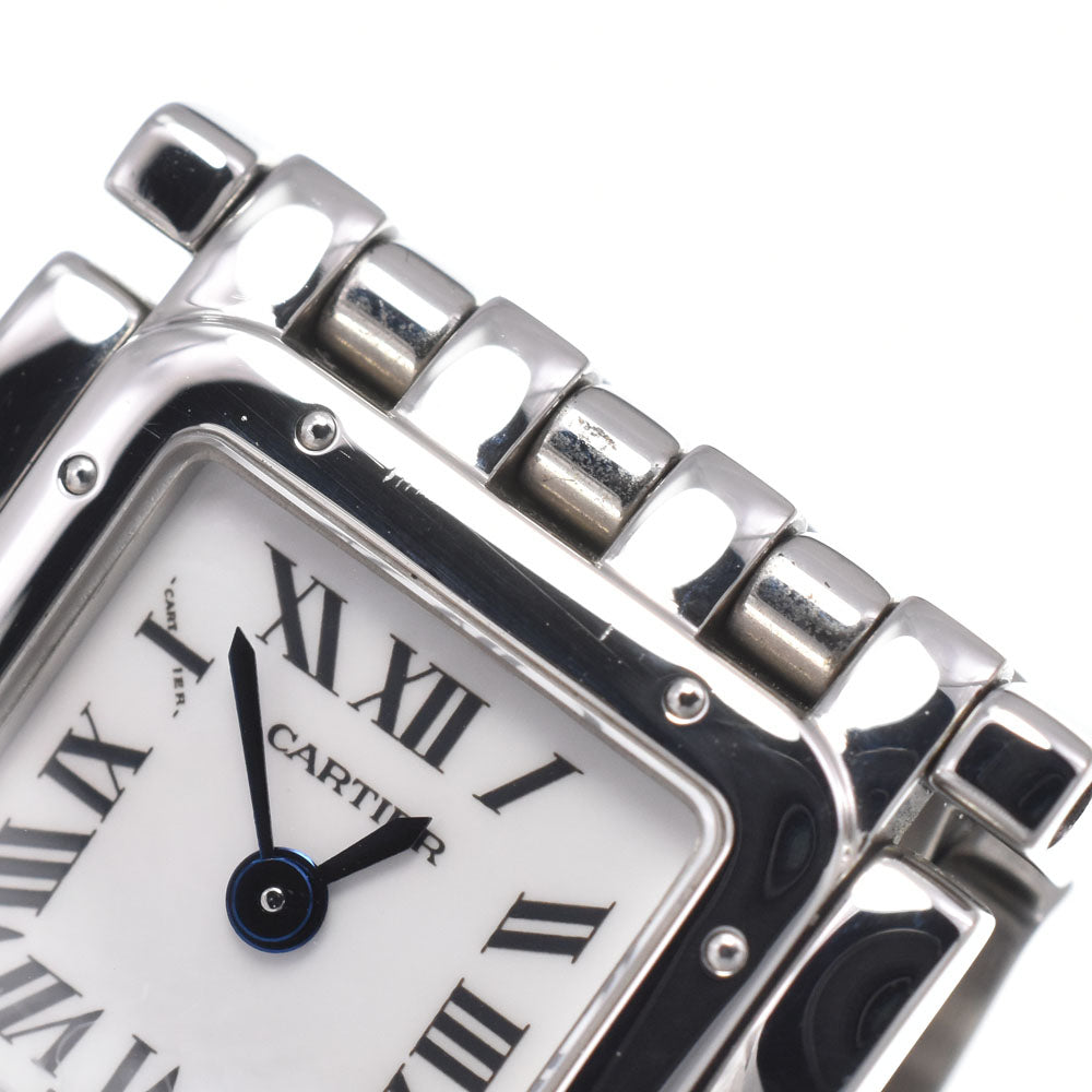 CARTIER PANTHERE Ryuban W61001T9 White shell Dial Quartz Ladies
 Watch J#150362