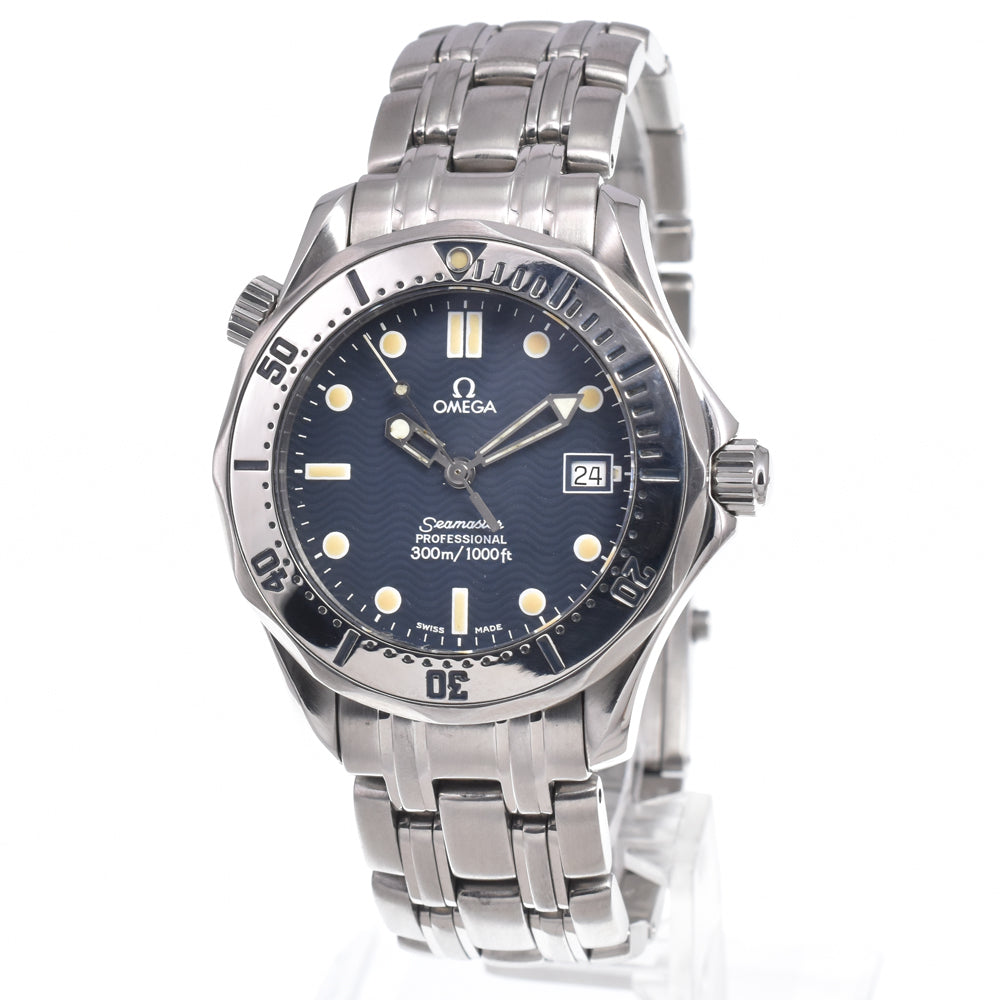 OMEGA Seamaster Professional 300M 2562.80 Date blue Dial Quartz Unisex
 Watch I#150364