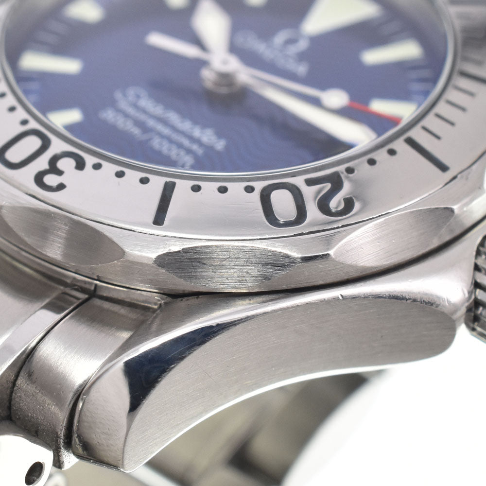 with paper OMEGA Seamaster 300M 2285.80 Date blue Dial Quartz Ladies
 Watch I#150369