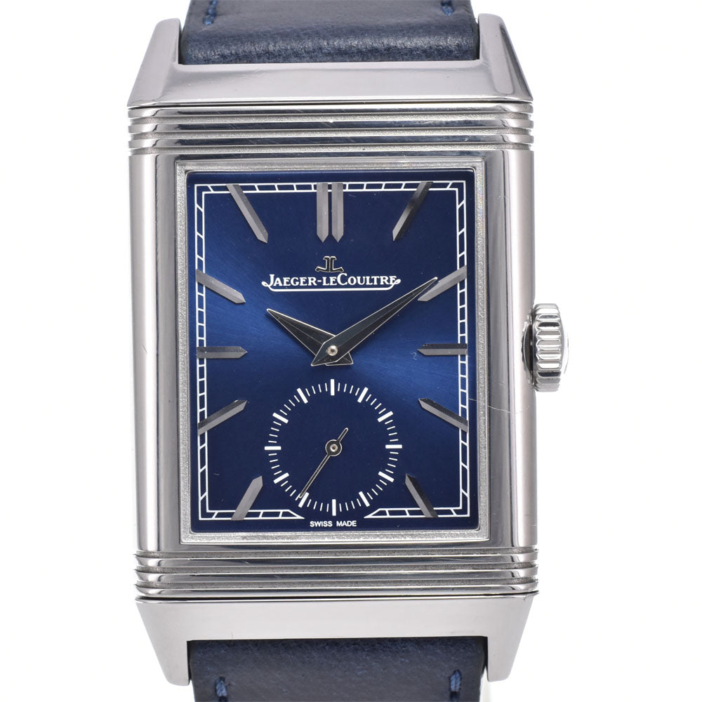 with paper JAEGER-LECOULTRE Reverso Tribute 214.8.62/Q3978480 blue Dial Hand Winding Men's
 Watch J#150372