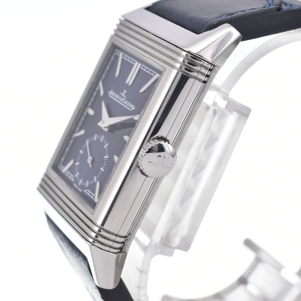 with paper JAEGER-LECOULTRE Reverso Tribute 214.8.62/Q3978480 blue Dial Hand Winding Men's
 Watch J#150372
