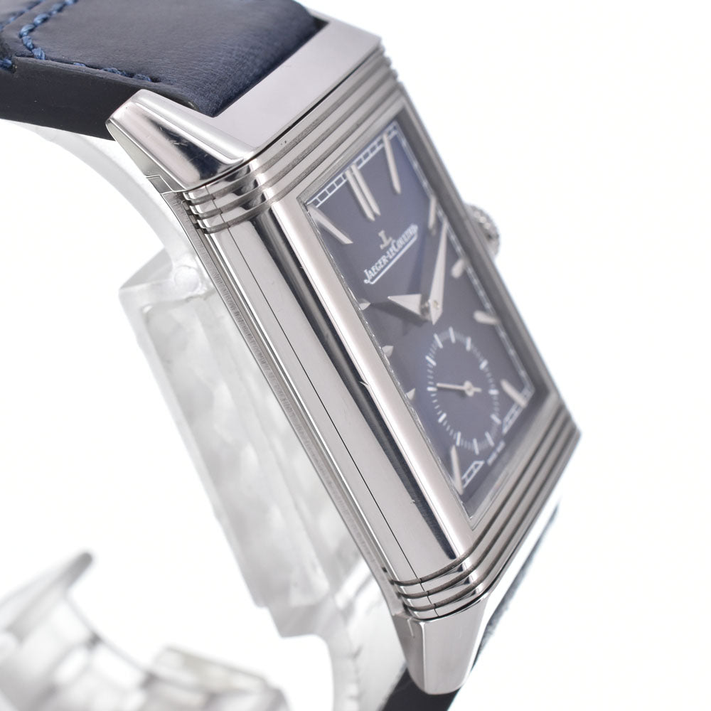 with paper JAEGER-LECOULTRE Reverso Tribute 214.8.62/Q3978480 blue Dial Hand Winding Men's
 Watch J#150372