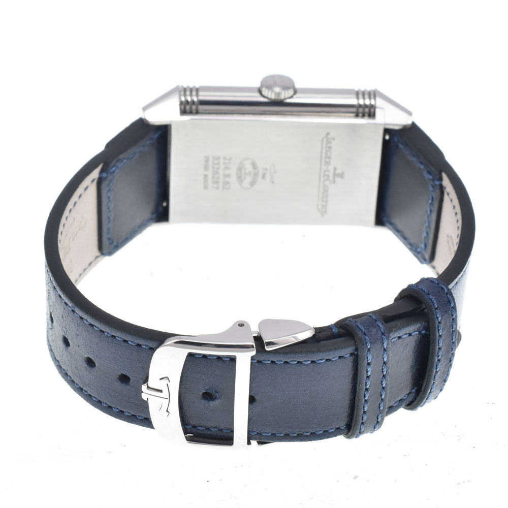 with paper JAEGER-LECOULTRE Reverso Tribute 214.8.62/Q3978480 blue Dial Hand Winding Men's
 Watch J#150372