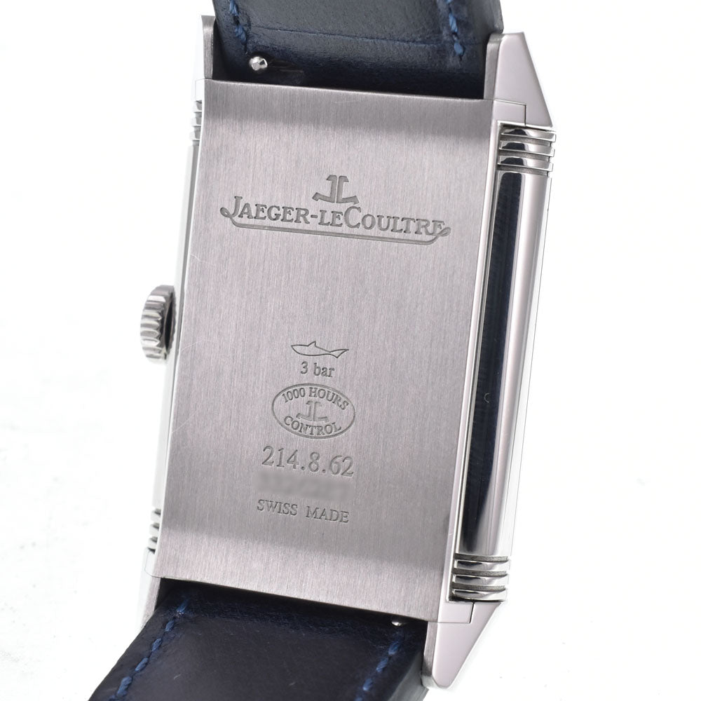 with paper JAEGER-LECOULTRE Reverso Tribute 214.8.62/Q3978480 blue Dial Hand Winding Men's
 Watch J#150372