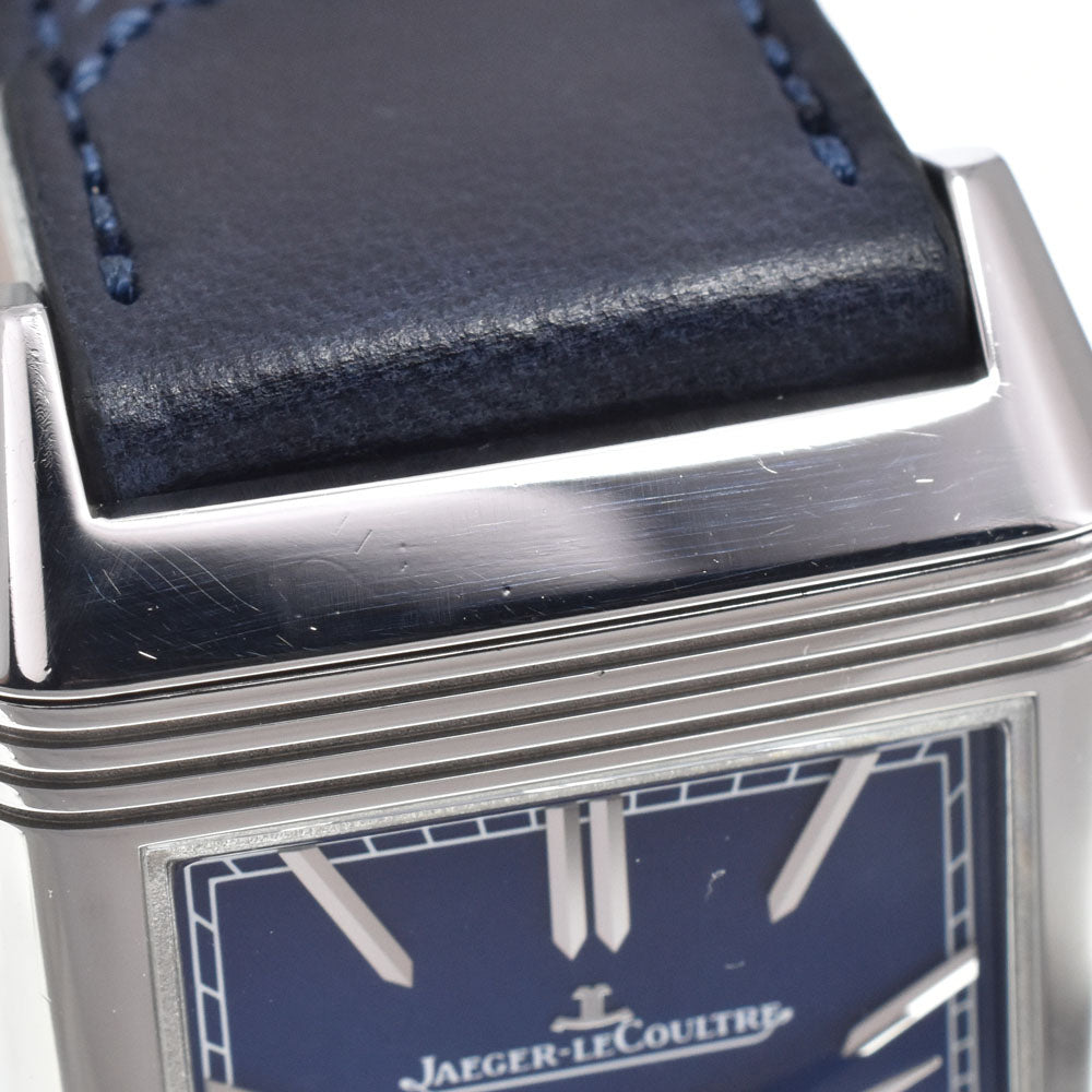 with paper JAEGER-LECOULTRE Reverso Tribute 214.8.62/Q3978480 blue Dial Hand Winding Men's
 Watch J#150372