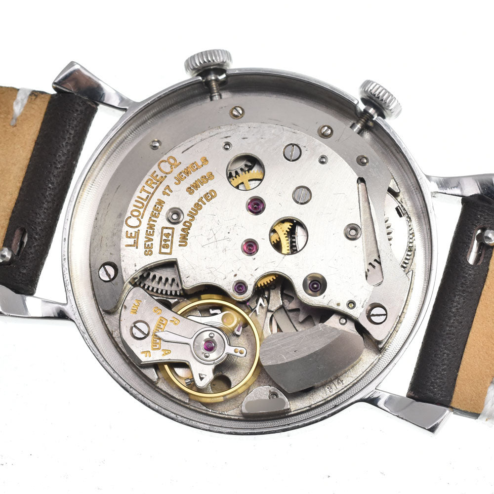 JAEGER-LECOULTRE Memovox World Time Cal.814 Silver Dial Hand Winding Men's
 Watch I#150380