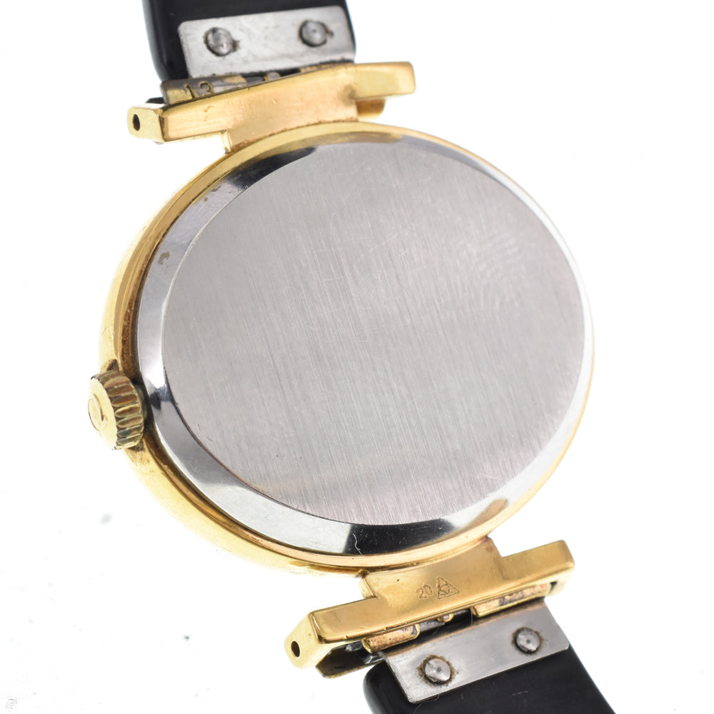 OMEGA De Ville Gold Plated / Leather gold Dial Hand Winding Ladies
 Watch I#150383