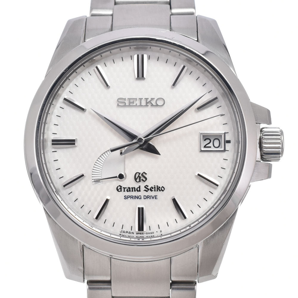 SEIKO Grand Seiko SBGA025/9R65-0AG1 Date white Dial Spring drive Men's
 Watch I#150398
