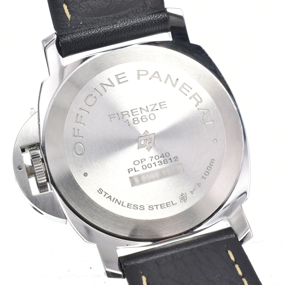 PANERAI Luminor Marina Logo Acciaio PAM00631 black Dial Hand Winding Men's
 Watch K#150400