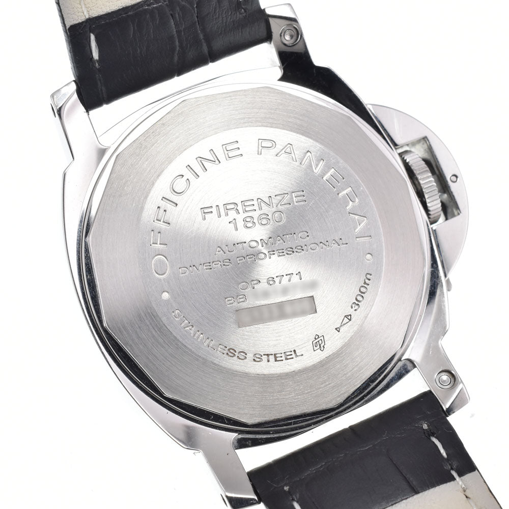 with paper PANERAI Luminor Submersible PAM00024 black Dial Automatic Men's
 Watch J#150401