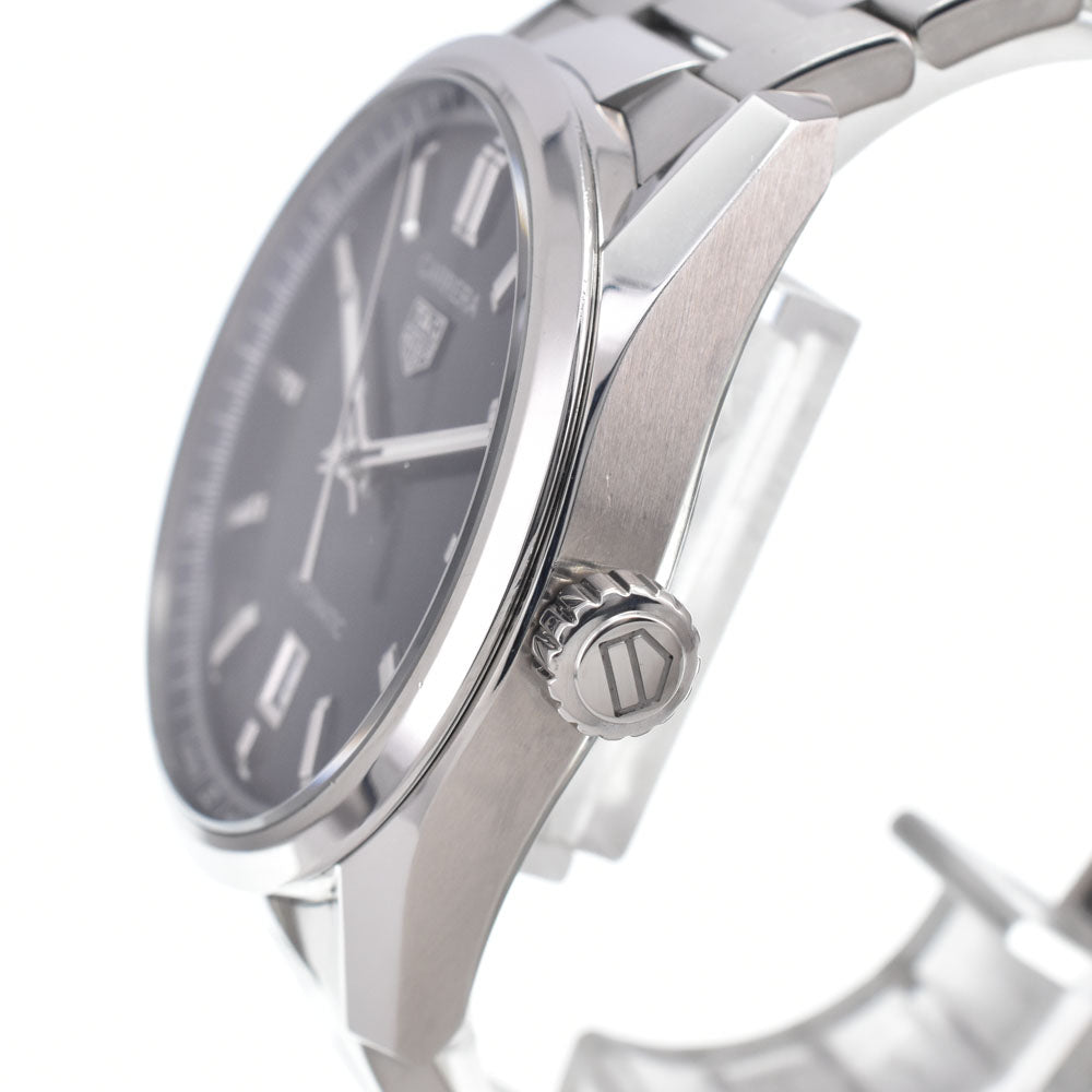 with paper TAG HEUER Carrera WBN2112 Date blue Dial Automatic Men's
 Watch I#150402