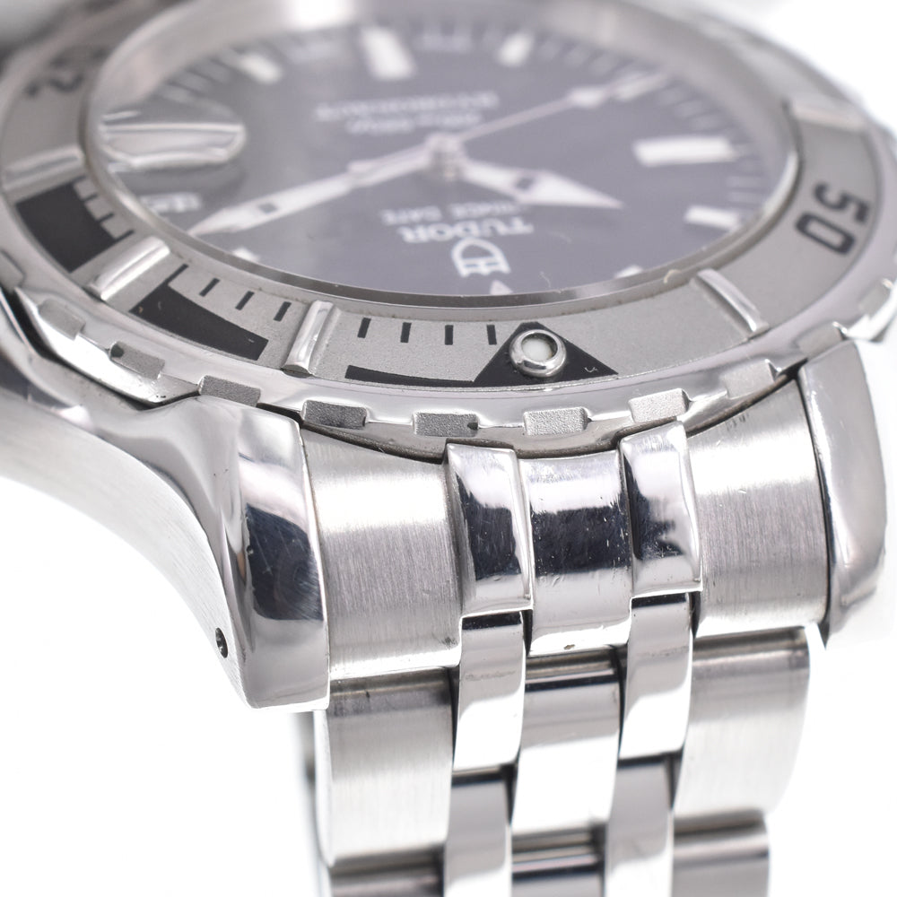 with paper TUDOR Prince Date Hydronaut 85190 Date black Dial Automatic Men's
 Watch L#150409