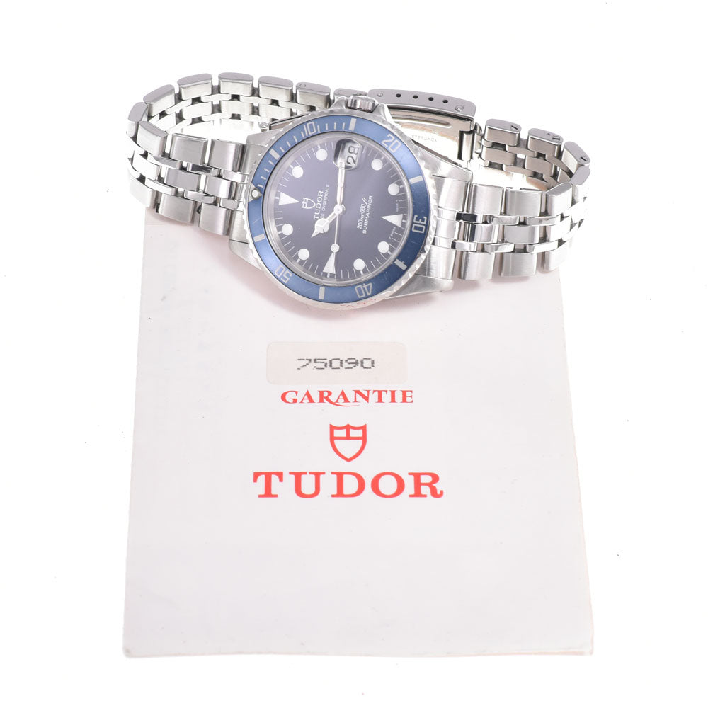 TUDOR Submarina 75090 Date B serial number blue Dial Automatic Unisex
 Watch L#150410