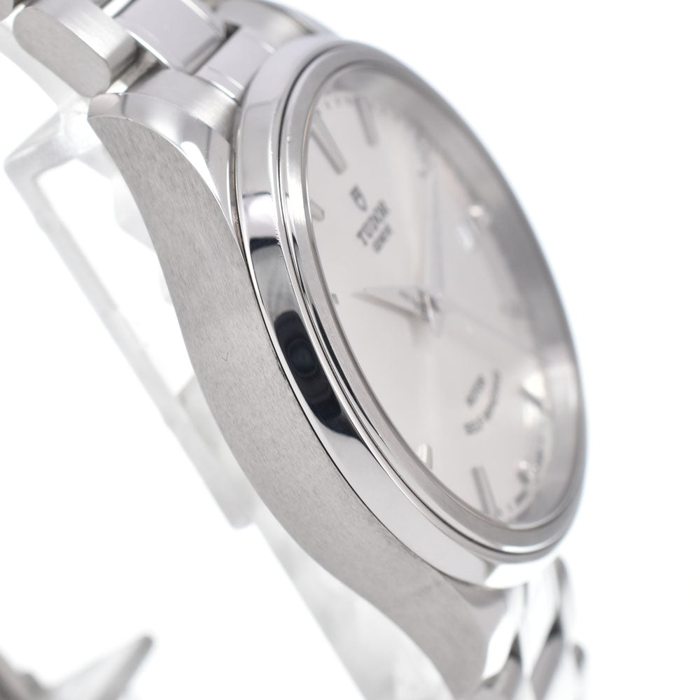 with paper TUDOR style 12300 3P Diamond Date Silver Dial Automatic Unisex
 Watch K#150411