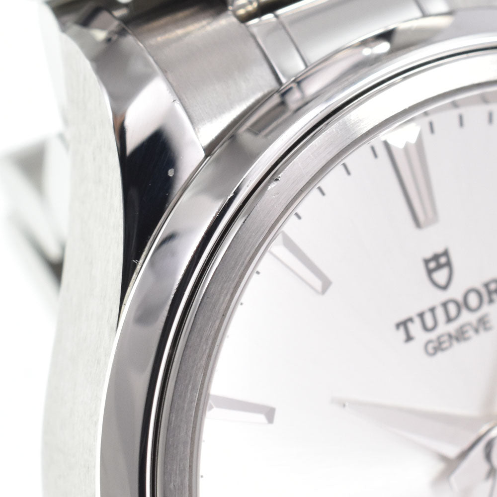 with paper TUDOR style 12300 3P Diamond Date Silver Dial Automatic Unisex
 Watch K#150411