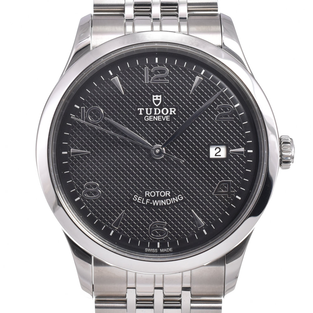 with paper TUDOR 1926 91650 Date black Dial Automatic Men's
 Watch J#150413