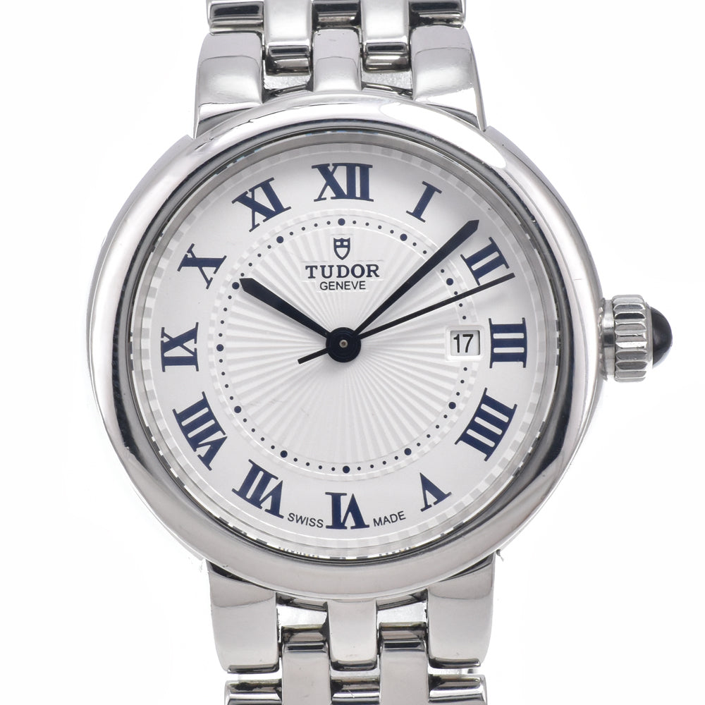 with paper TUDOR Claire de Rose 35500 Date Silver Dial Automatic Ladies
 Watch I#150414