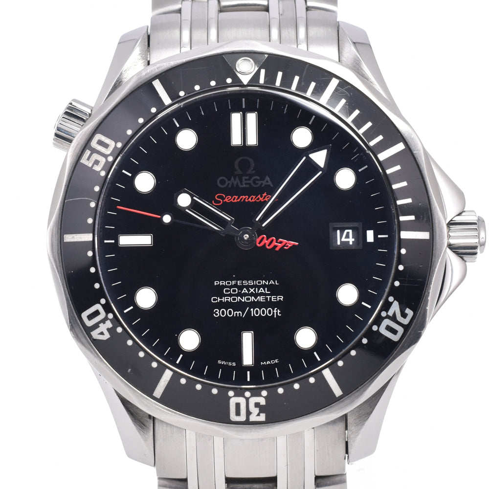 with paper OMEGA Seamaster 300 James Bond "007" 212.30.41.20.01.001 World limited 10007 black Dial Automatic Men's
 Watch J#150415