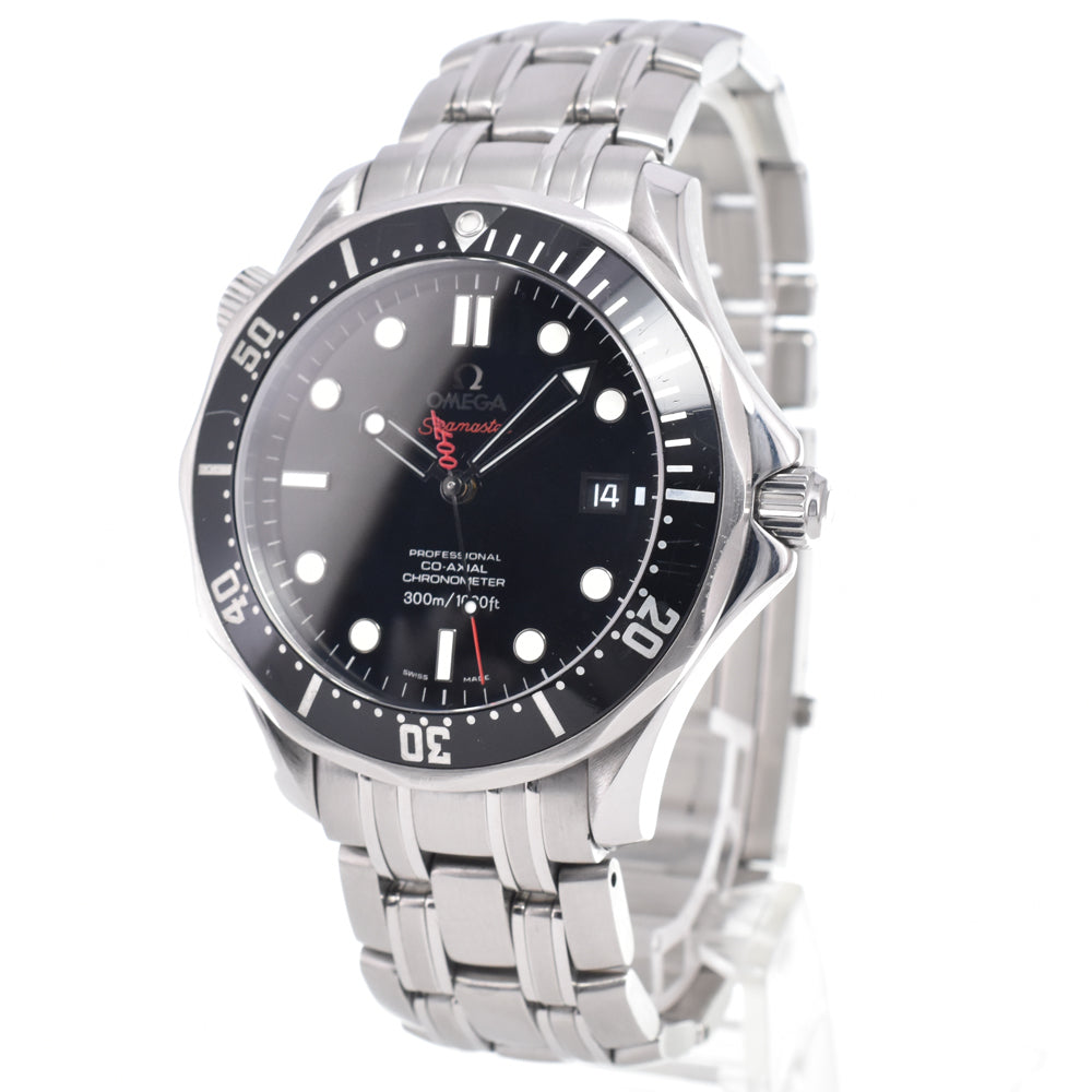 with paper OMEGA Seamaster 300 James Bond "007" 212.30.41.20.01.001 World limited 10007 black Dial Automatic Men's
 Watch J#150415