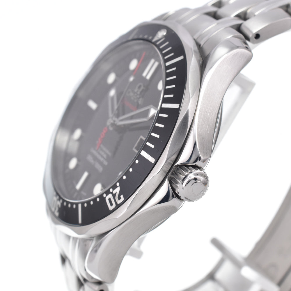 with paper OMEGA Seamaster 300 James Bond "007" 212.30.41.20.01.001 World limited 10007 black Dial Automatic Men's
 Watch J#150415