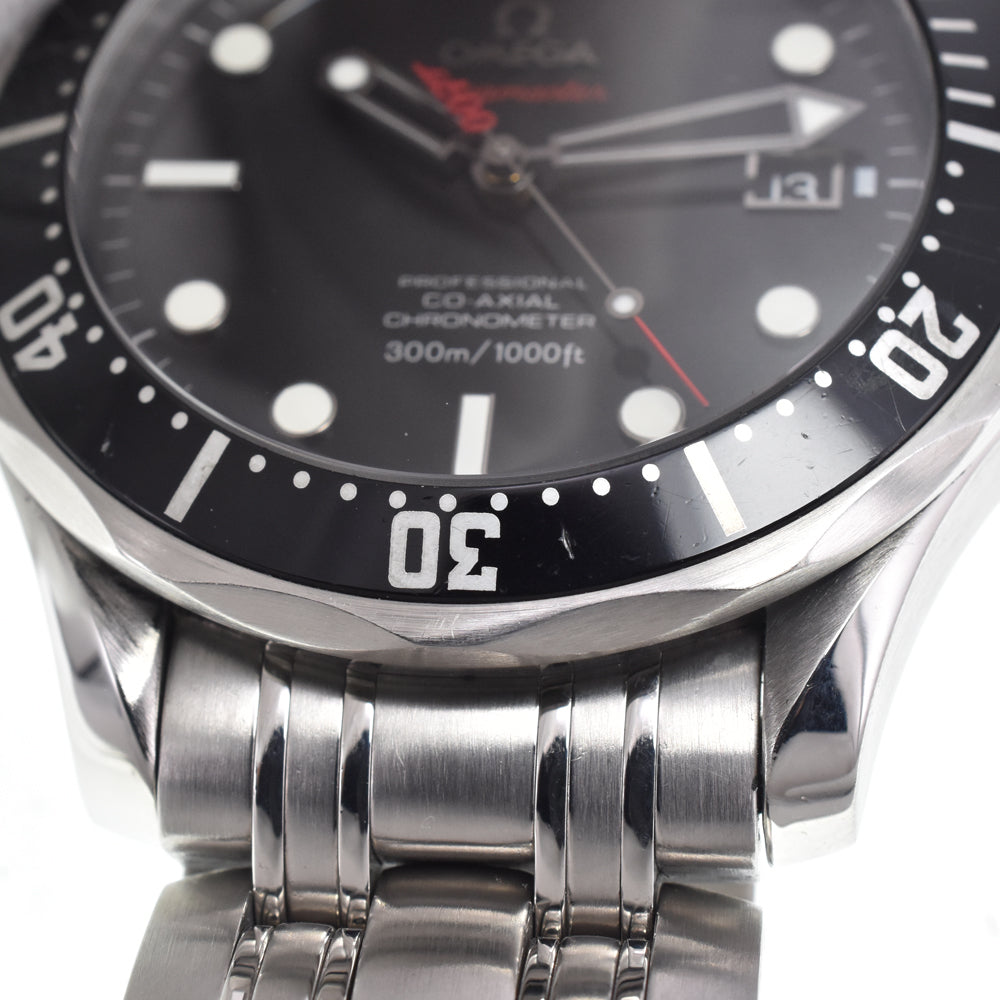 with paper OMEGA Seamaster 300 James Bond "007" 212.30.41.20.01.001 World limited 10007 black Dial Automatic Men's
 Watch J#150415