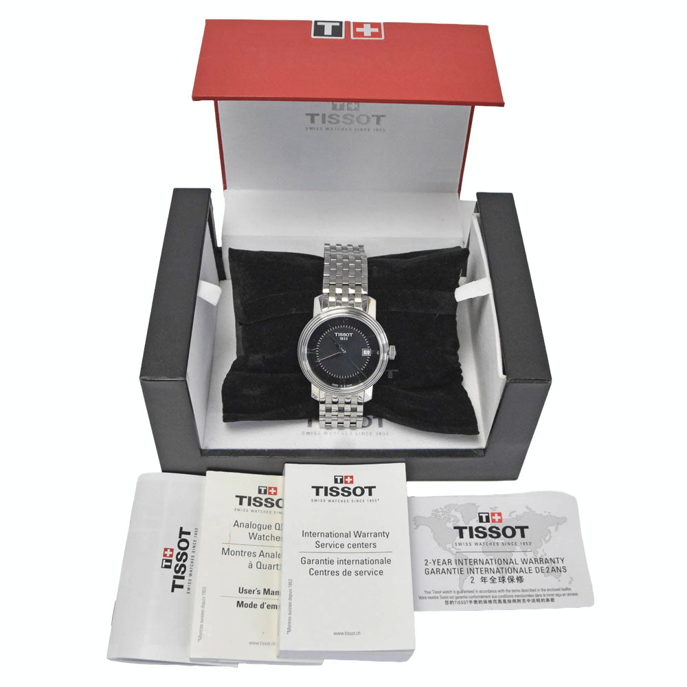 with paper TISSOT T-Classic T097.410.11.058.00 black Dial Quartz Men's
 Watch J#150421