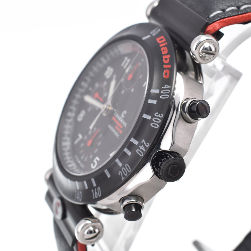 with paper PHILIPPE CHARRIOL Diablo SVR 060D.98.755 black Dial Automatic Men's
 Watch J#150427