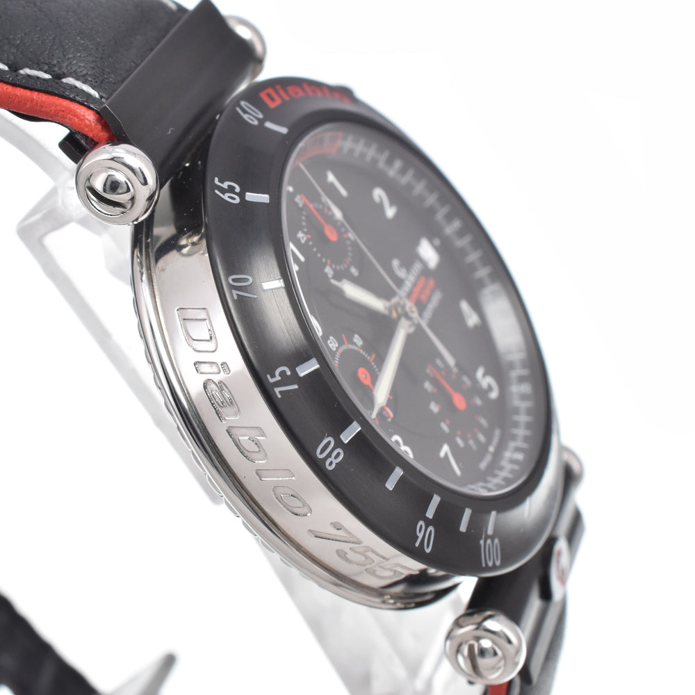with paper PHILIPPE CHARRIOL Diablo SVR 060D.98.755 black Dial Automatic Men's
 Watch J#150427