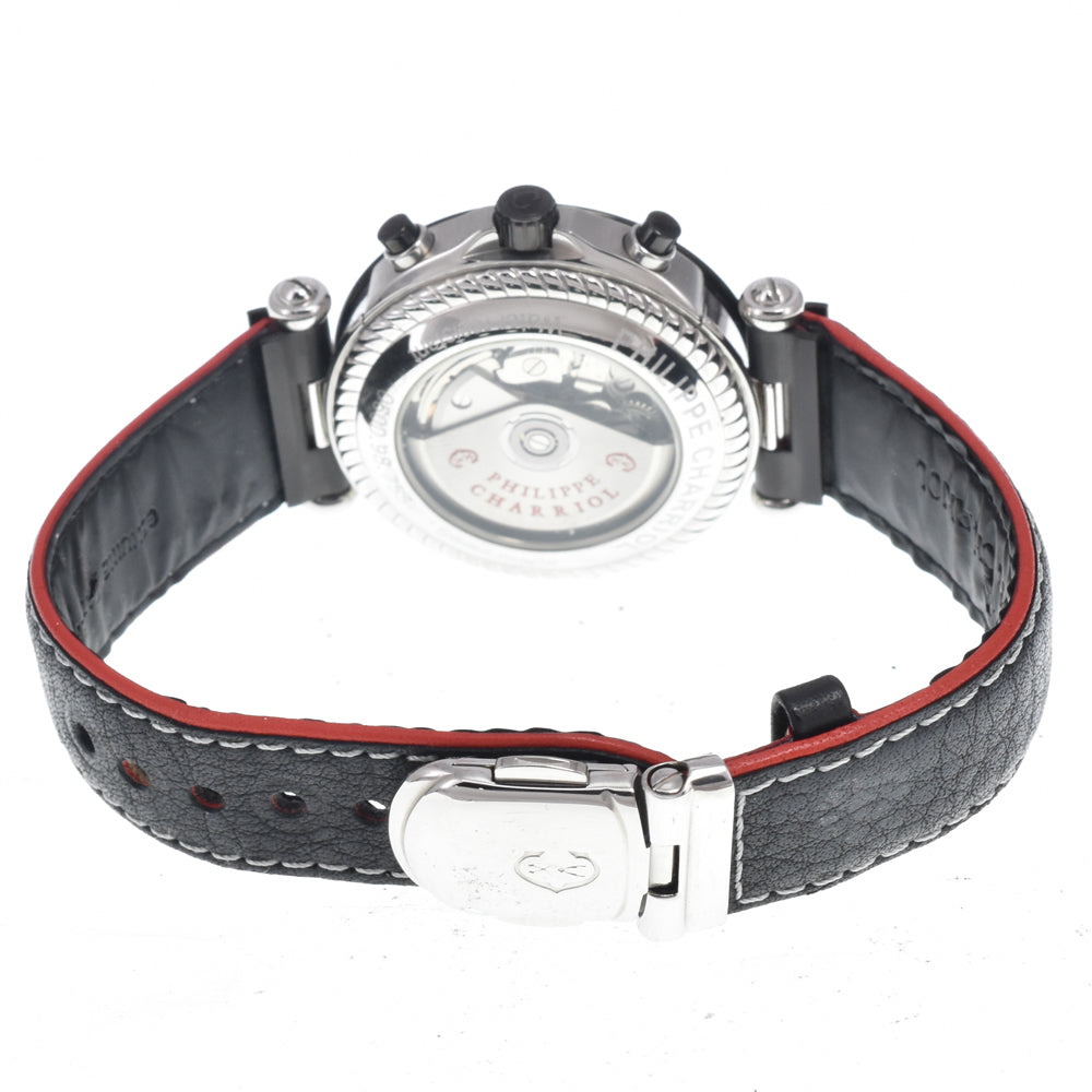 with paper PHILIPPE CHARRIOL Diablo SVR 060D.98.755 black Dial Automatic Men's
 Watch J#150427