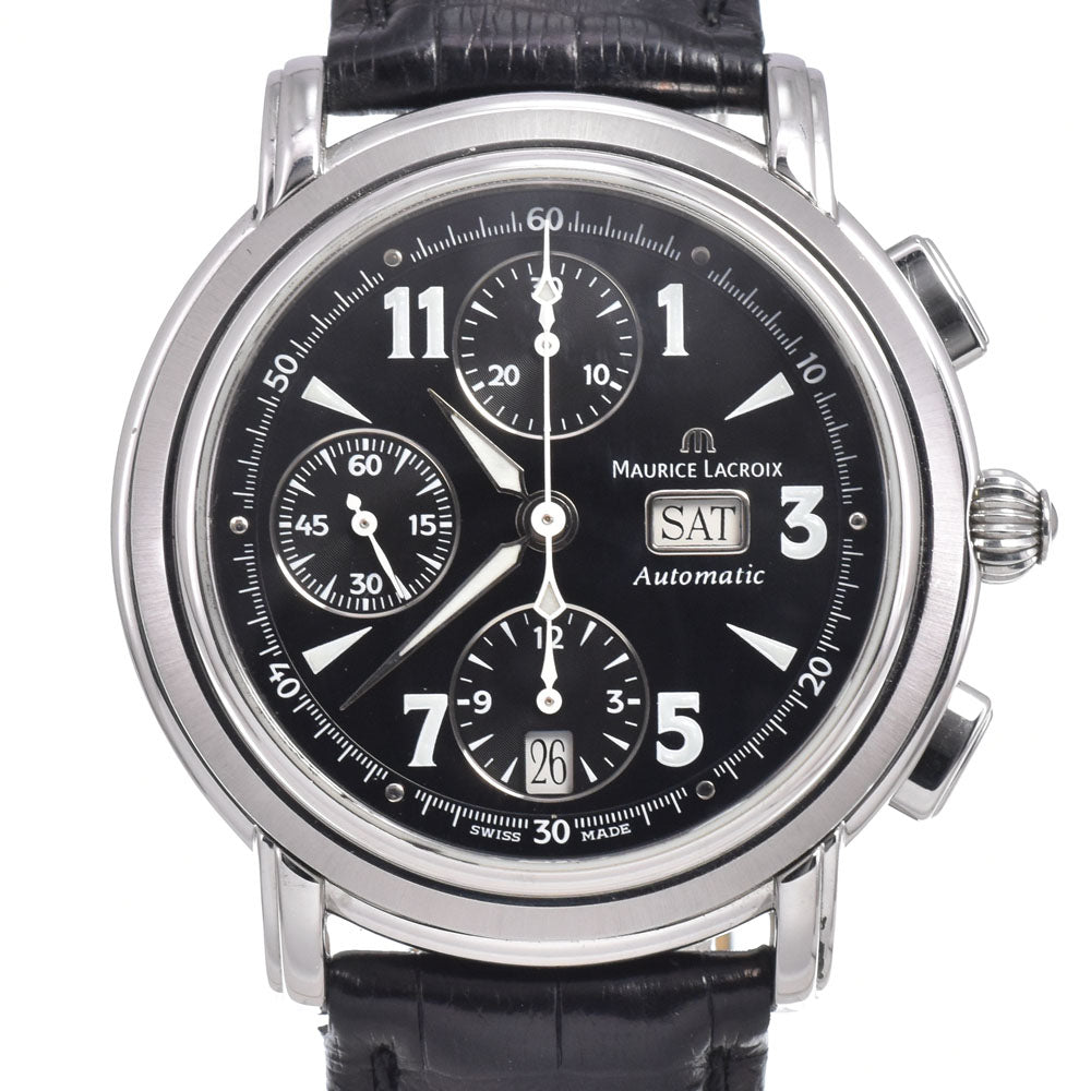 with paper MAURICE LACROIX 67839-1123 black Dial Automatic Men's
 Watch J#150428