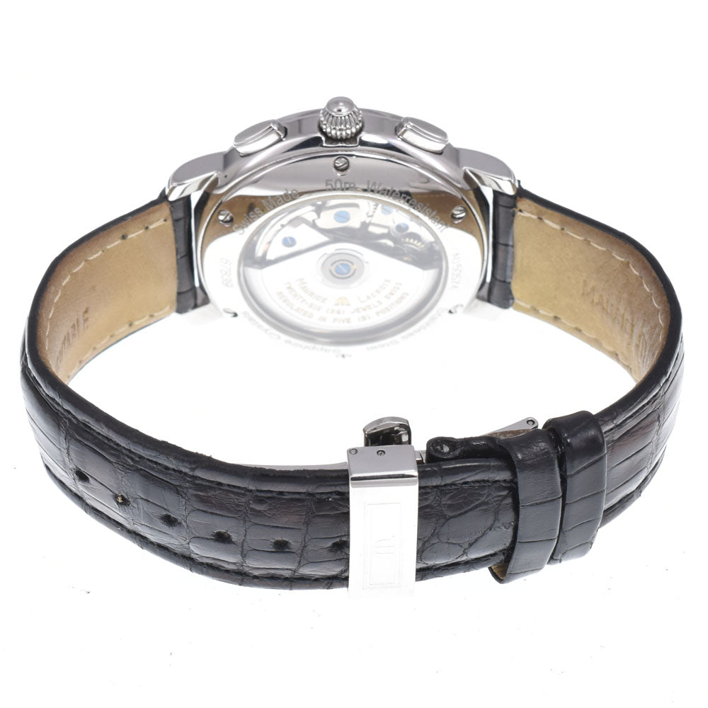 with paper MAURICE LACROIX 67839-1123 black Dial Automatic Men's
 Watch J#150428