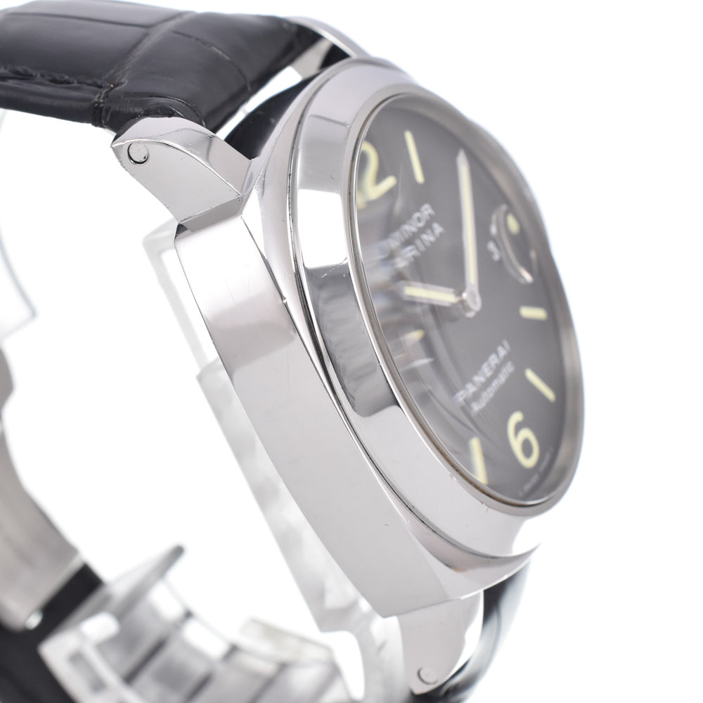 with paper PANERAI Luminor Marina PAM00104 black Dial Automatic Men's
 Watch J#150429