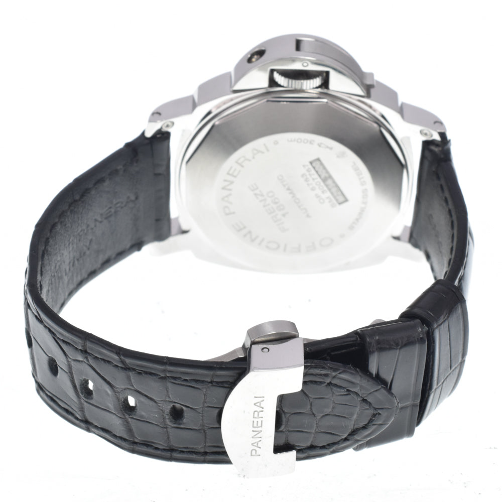 with paper PANERAI Luminor Marina PAM00104 black Dial Automatic Men's
 Watch J#150429