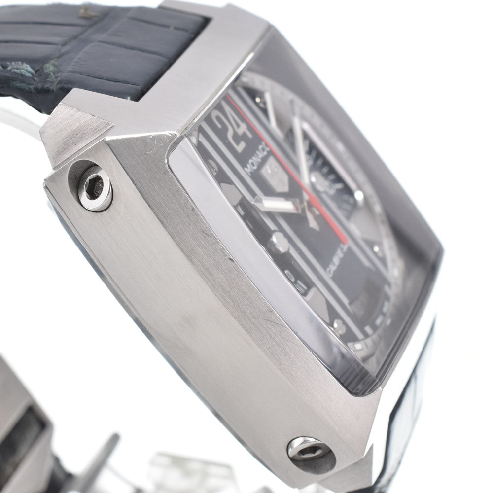 TAG HEUER Monaco 24 CAL5111.FC6299 Chronograph Date Caliber 36 Silver / Blue Dial Automatic Men's
 Watch I#150430