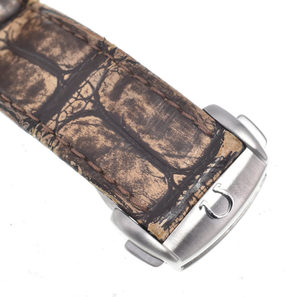 with paper OMEGA De Ville X2 COAXIAL 423.13.37.50.02.001 Chronograph white Dial Automatic Men's
 Watch J#150431