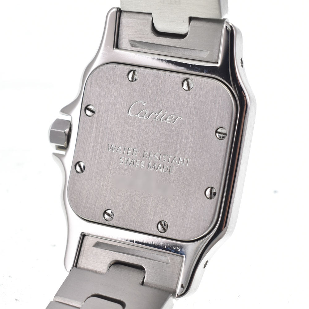 CARTIER Santosgalbe SM W20056D6 Silver Dial Quartz Ladies
 Watch J#150433