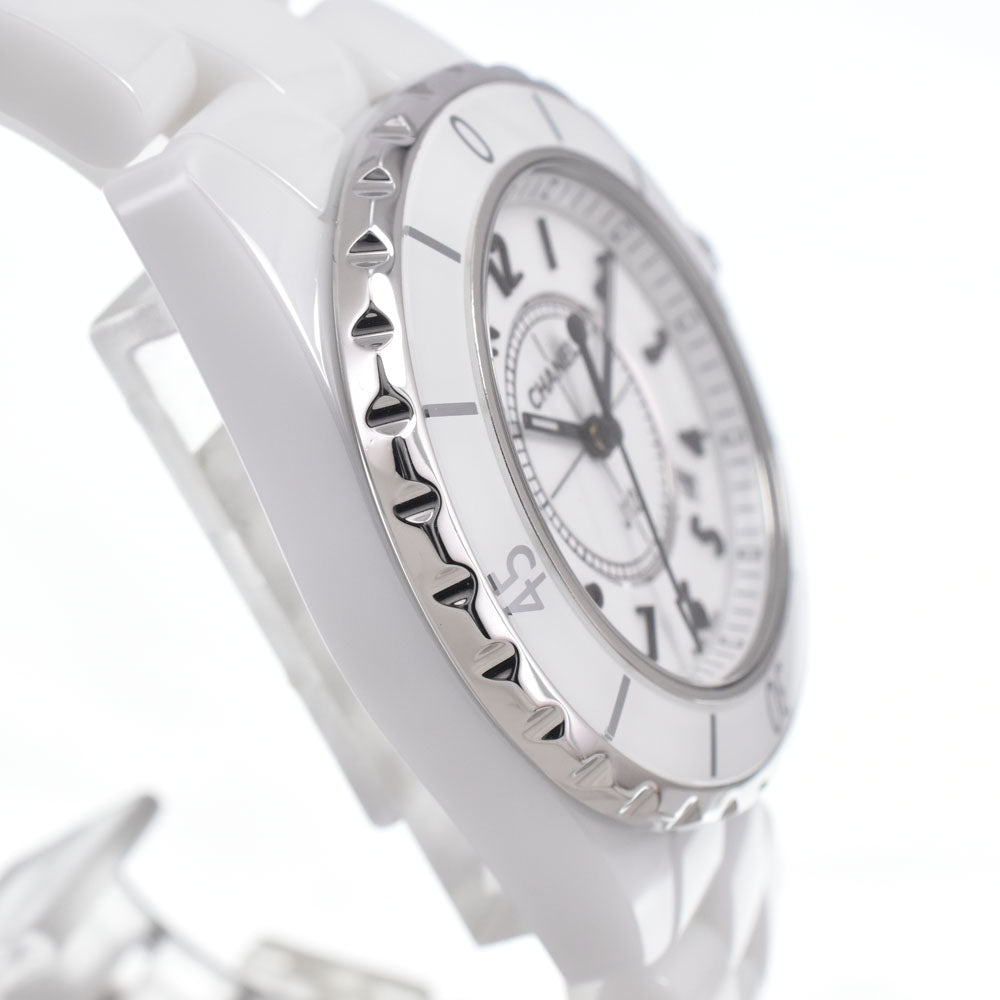 CHANEL J12 H0968 Date white ceramic white Dial Quartz Ladies
 Watch J#150437