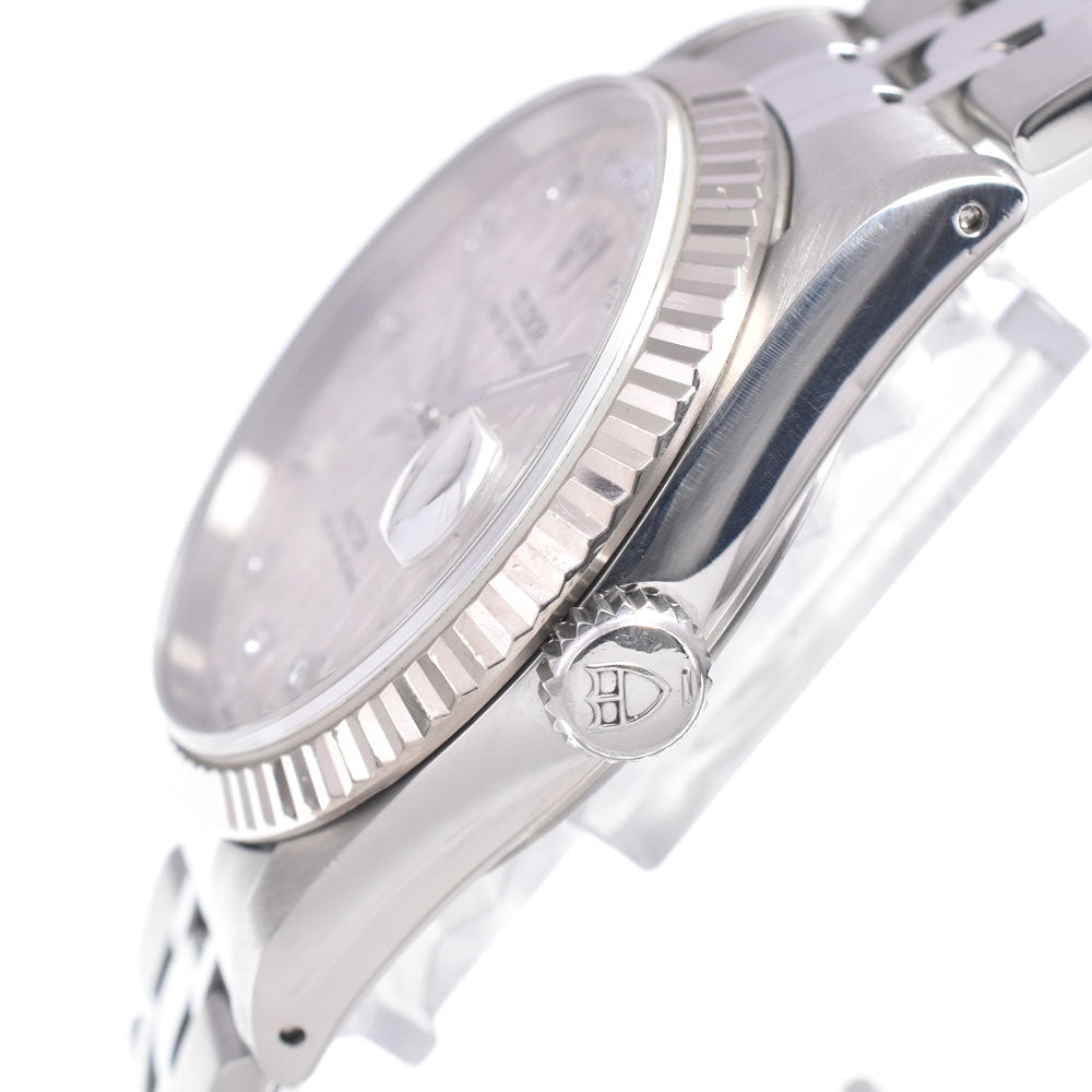 TUDOR Prince 76214 WG bezel 10P diamonds Silver Dial Automatic Men's
 Watch L#150440