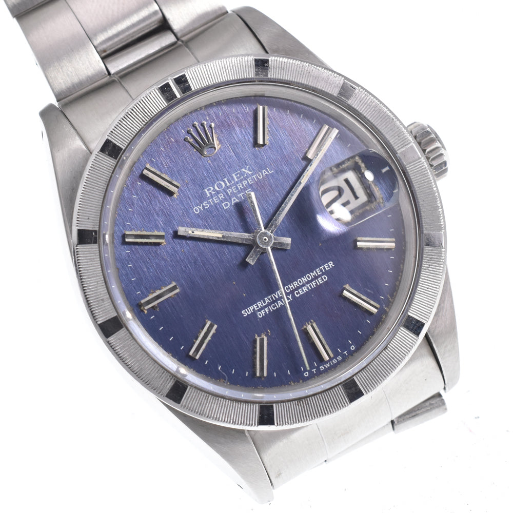 ROLEX Oyster perpetual 1501 vintage sigma dial blue Dial Automatic Men's
 Watch L#150442