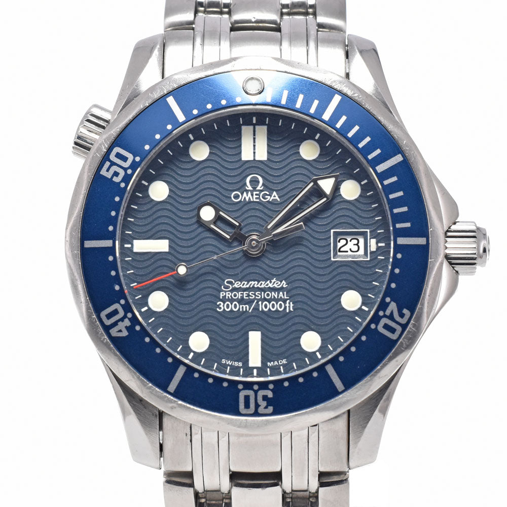 OMEGA Seamaster Professional 300m 2561.80 Date Navy Dial Quartz Unisex
 Watch I#150446