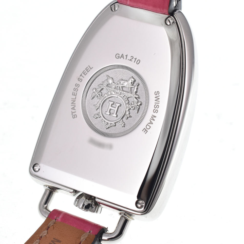 with paper HERMES Gallop de Hermes GA1.210 Silver Dial Quartz Ladies
 Watch J#150449