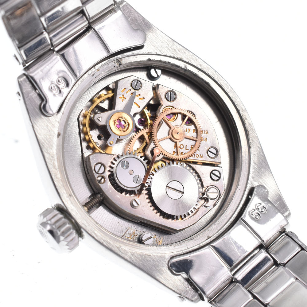 ROLEX Oyster Date Precision 6410 vintage Cal.131 Silver Dial Hand Winding Ladies
 Watch I#150451