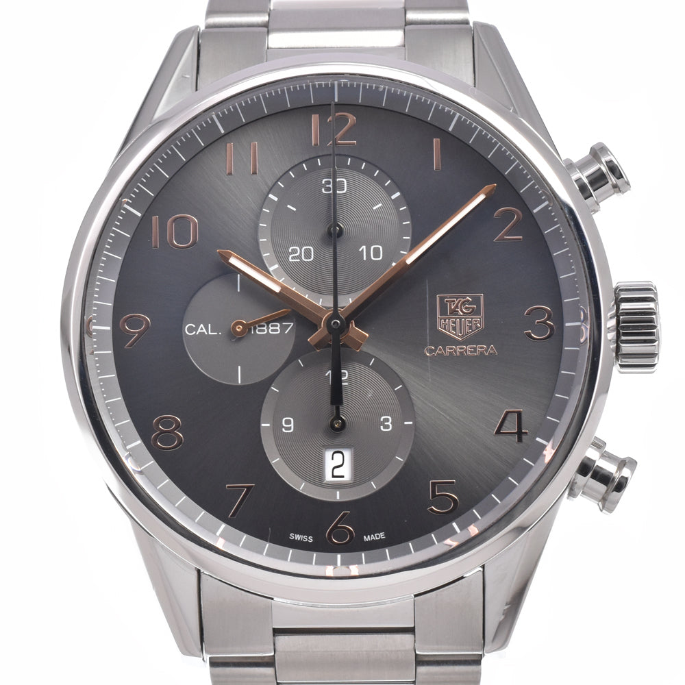 TAG HEUER Carrera CAR2013-4 Cal.1887 gray Dial Automatic Men's
 Watch J#150454