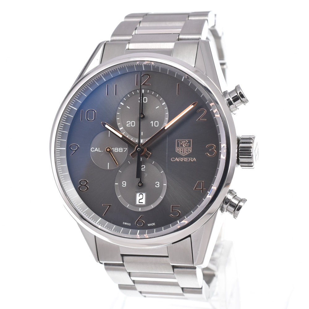 TAG HEUER Carrera CAR2013-4 Cal.1887 gray Dial Automatic Men's
 Watch J#150454