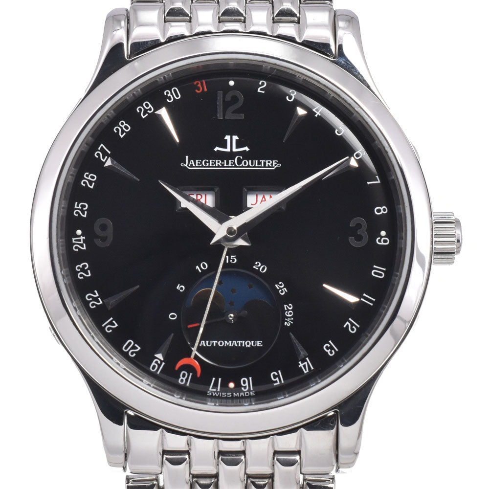 JAEGER-LECOULTRE master moon 140.8.98.S(Q143817A) Triple calendar black Dial Automatic Men's
 Watch I#150455